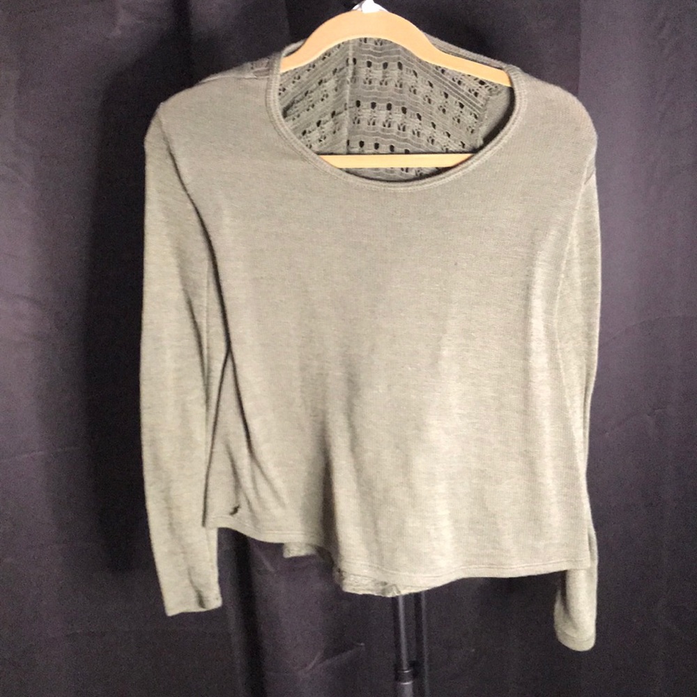 Green lace shirt